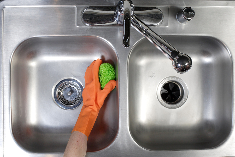 Clear kitchen drains